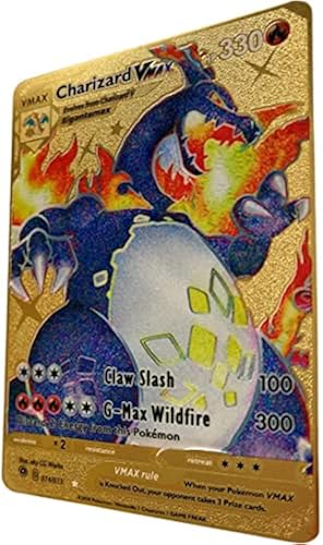 Charizard Vmax Darkness Ablaze Pokmon Card - Custom Rainbow Metal Pokemon  Card - Rare TCG Full Art Collectible Trading Card in Dubai - UAE | Whizz