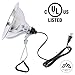 2-Pack Clamp Lamp Light Clip Light Bed Lamp, w/ 8.5-inch Reflector, 150-Watt, 18/2 SPT 6 Feet Cord, UL Listed by The Dawson Bros