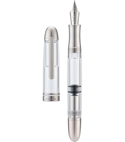Amazon.com : Asvine J16 Solid Titanium Fountain Pen, Jowo Flexible