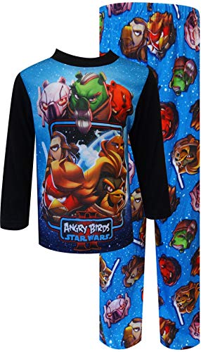 Star Wars Angry Birds Boys Blue Pajamas (4)