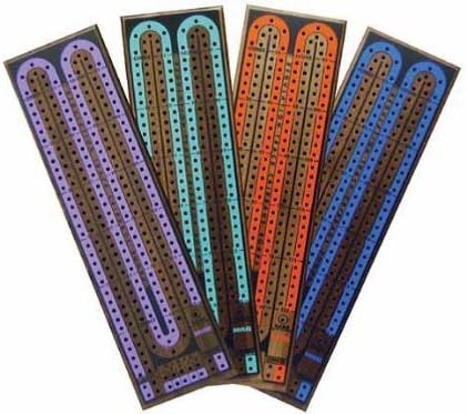 Drueke Deluxe Walnut 2-Track Cribbage, Multi