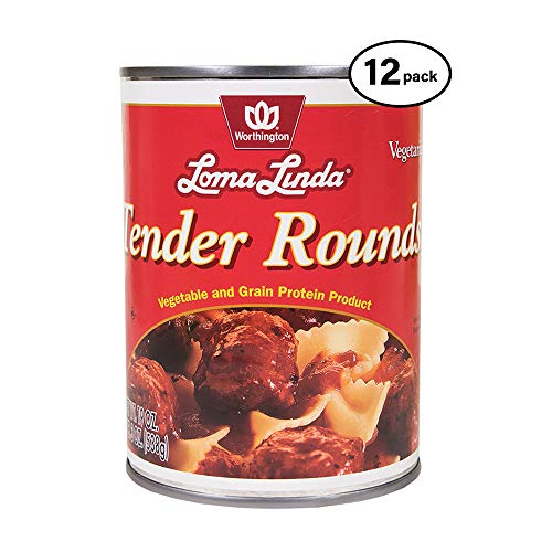 Loma Linda - Plant-Based - Tender Rounds with Gravy (19 oz.) (Pack of 12) - Kosher
