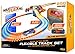 Max Flex Blaze 250 Award Winning R/C Light Trace Technology Glow in The Dark Flexible Track System with 1:64 Scale Remote Control Car