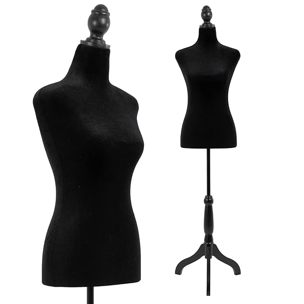 MANNEQUIN BODY DRESS FORM TORSO FEMALE MANIKIN 49.6-63.4...