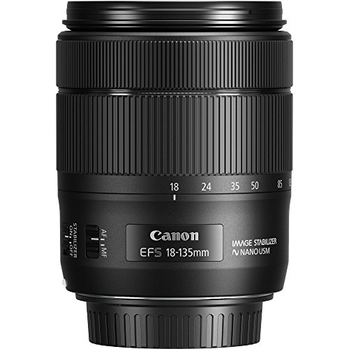 image for AOM Canon EF-S 18-135mm f/3.5-5.6 IS Nano USM Lens + UV Filter + Colla