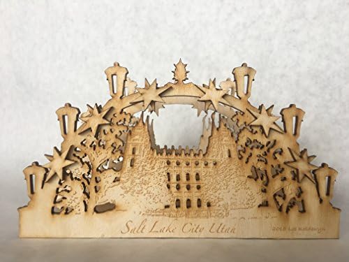 Salt Lake Temple Candle Arch Schwibbogen