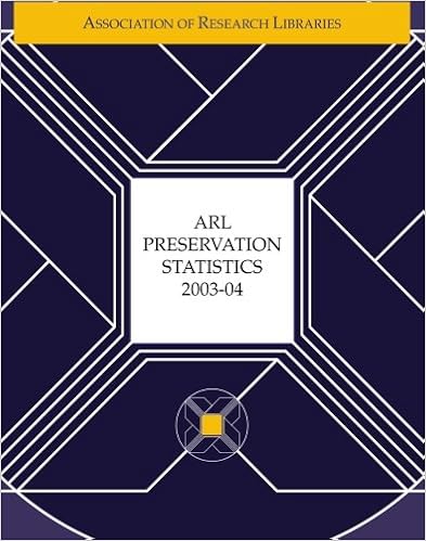 Arl Preservation Statistics 2003 04 Mark Young Martha - 
