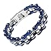 JOYEN Stainless Steel Mens Bracelet Bike Chain Bracelet Motorcycle Heavy Bangle Man Jewelry