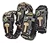 Paracord Survival Bracelet with a 550LB Parachute Cord, Fire Starter, Embedded Compass, Flint, Emergency Knife & Whistle. A Pack of Four for Outdoors,Camping and Survival Situations.