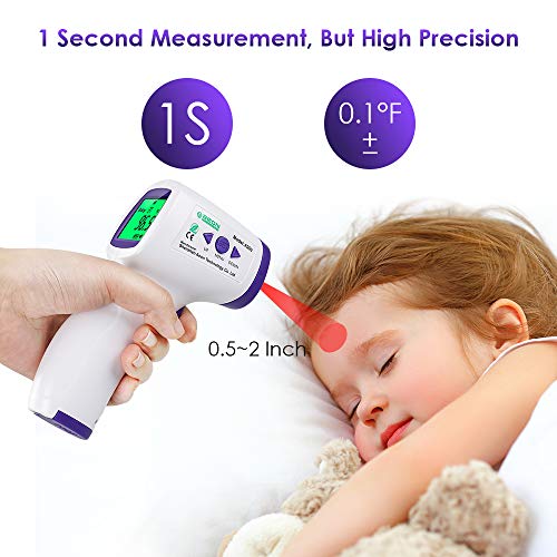 Forehead Thermometer for Adults/Kids, NonContact Infrared Thermometer