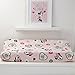Disney Minnie Mouse Hello Gorgeous Changing Pad Cover, Pink/Black/White