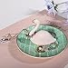 WANYA Ceramic Flamingo Ring Holder Dish, Jewelry Organizer, Tropical Design