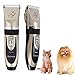 KOBWA Dogs' and Cats' Rechargeable Electric Pet Shaver, Low Noise, Gold