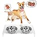 REGIROCK Contempo Creatures Cat and Dog Bowls | Easy to Clean Acrylic Stand Helps with Messy Pets