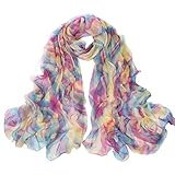 V&good Women's 1pcs 100% Luxury Silk Scarf (8#)