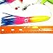 Fish WOW! Fishing Daisy Bird Chain Squid Lure Rig Teaser Trolling - Rainbow