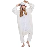 SAMGU Adult Onesie Animal Halloween Cosplay Costume One Piece Pajamas for Women and Men