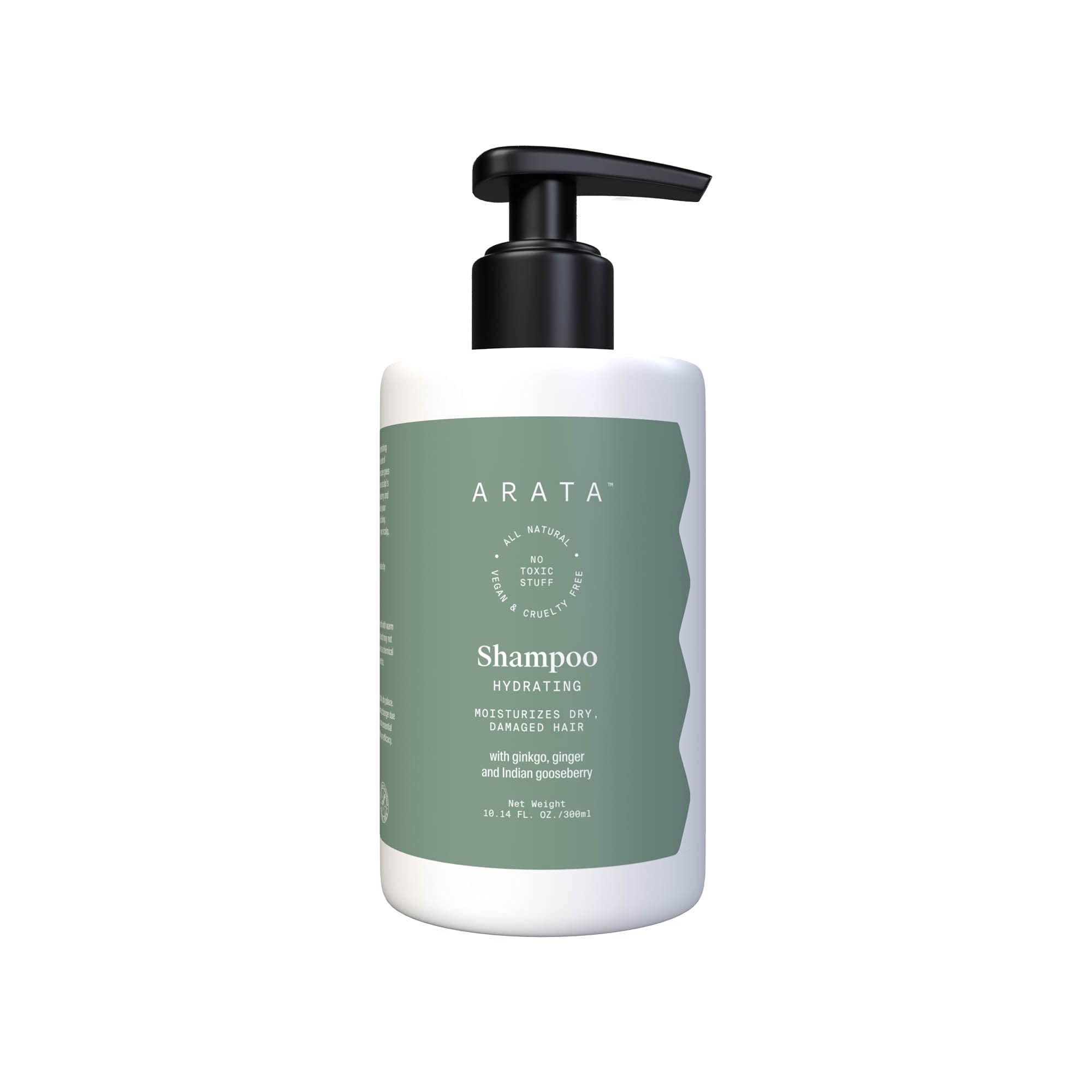Arata Natural Damage Repair Duo For Women & Men With Hydrating Shampoo & Conditioner || All-Natural, Vegan & Cruelty-Free || Non-Toxic, Plant-Based Daily Damage Repair (Shampoo)
