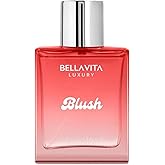 BELLAVITA Luxury Blush Perfume for Women 100ml | Notes of Red Fruits, Moss, Vanilla and Sandalwood | Long Lasting Perfume for Woman | Premium BlushMusky, Fruity and Woody Fragrance for Women