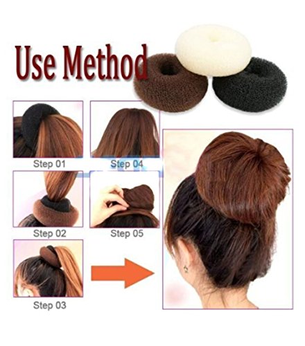 TOPWEL 3PCS Set(1 Large+1 Middle+1 Small) Donut Buns Doughnut Shaper (Brown)