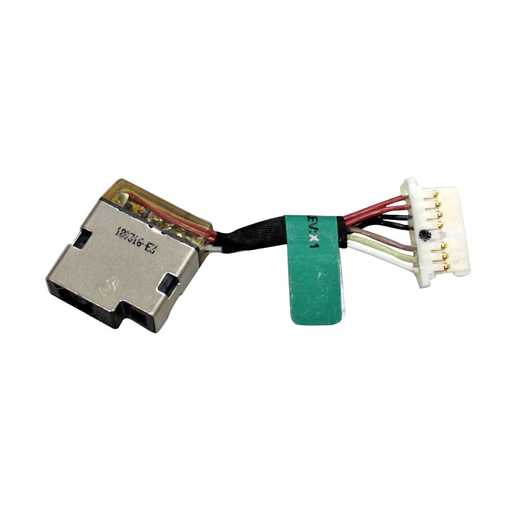 Gintai DC In Power Jack DC Dock DC Jack DC Port Socket Charging Port Cable Replacement for HP Pavilion 14M-CD 14-DH 14M-DH L11631-S25 L11631-Y25 L11631-F25 L11631-T25 L18220-001 L51098-001 4.5cm