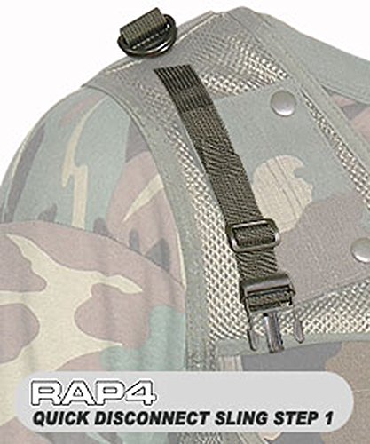Quick Disconnect Sling (Black) - paintball part