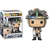 Funko Back to The Future + Pop Protector: Pop! Movies Vinyl Figure (Gift Set Bundled with ToyBop Brand Box Protector Collector Case) (Doc with Helmet)