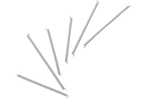 KHBUAB Stapler Extension Springs with Double Hooks 6Pcs Small Wire Springs for Office Stapler Repair