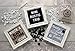 Mini Letter Board [Set of 3] Small Felt Letter Board Letters and Symbols Trio - Adorable Baby Announcement Props or Announcement Board for New Baby, Word Board with Letters (6x6 inches)