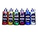 12 Color Glitter Glue Set Includes 6 Classic Colors + 6 Neon Colors! (4oz - 120 ml Bottles)