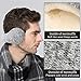 Fleece Winter Earmuffs for Women and Men,Foldable Ear Warmer Soft Ear Cover for Cold Winter