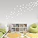 White Wall Decals Polka Dots Vinyl Stickers Safe on Painted Walls Round Art Removable Hanging Decor Decorations for Kids Nursery Rooms (200 Circles)