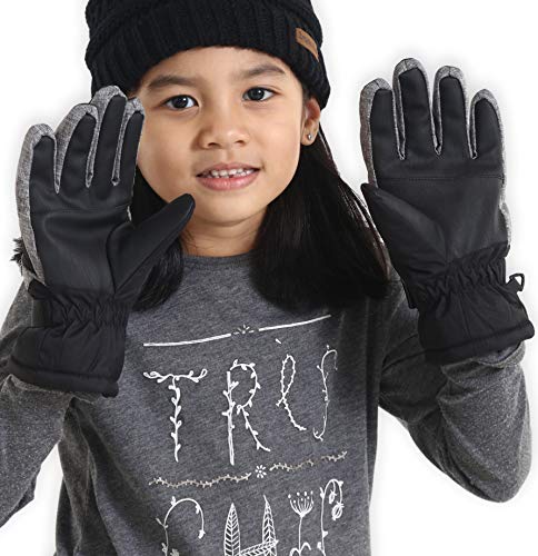 image for Tough Outdoors Kids Winter Snow & Ski Gloves - Youth Gloves Designed f