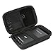Khanka Carrying Travel Case For RAVPower 16750mAh / 13000mAh / 13400mAh Portable External Charger Battery Power Bank - Black