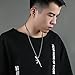 Fate Love Mens Hip Hop Titanium Stainless Steel AK-47 Gun Pendant Rifle Necklace with 24