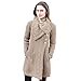 Merino Wool Chunky Knit Coat With Buttons