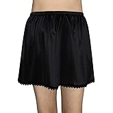 Brinkina Women's Half Slips for Under Dresses Anti-static Elastic Waist Lace Plus Size Long Underskirt