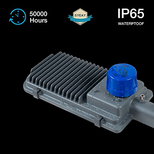 Gebosun Dusk to Dawn LED Outdoor Barn Security Light (Photocell Included) - 60W 9200 Lumen 6000k Street Floodlight Yard Light for Area Lighting(Waterproof IP65), 5-Year Warranty (not Solar lamp)