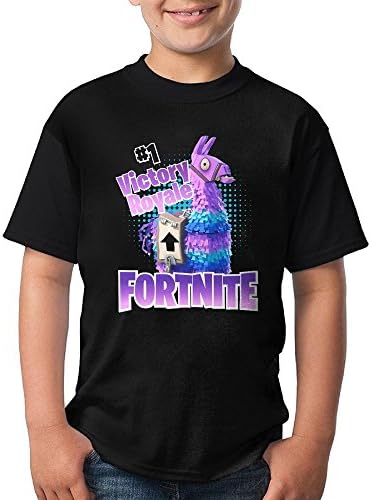 Youth Unisex Kids for-tnite Llama #1 Unicorn Victory Royale T-Shirts Tees