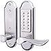 Hangcheng Right Handed Keyless Mechanical Door Lock Digital Combination Security Keypad Entry Lock Stainless Steel 304 for Wood Metal Plastic Door-NOT a Deadbolt & Need to Drill Additional 4 Holes