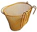Basket with Hooks, Front, Removable, Wire mesh Small, Kids Bicycle Basket (Yellow/Orange)