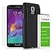 Note 4 Extended Battery, YISHDA 7000mAh Li-ion Battery for Samsung Galaxy Note 4 N910 N910U N910A N910V N910P N910T & Back Cover & Protective Case – 18 Month Warrany Included Note 4 Screen Protector