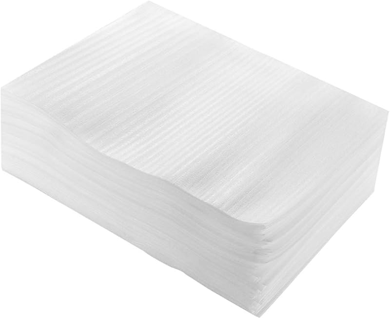 STOBOK 100pcs Foam Pouches 15x25cm Cushion Bags for Fragile Dishes Glasses