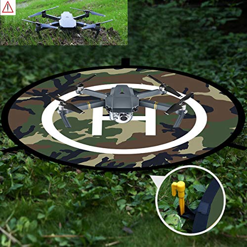 ApexOne 30''/75cm Drone Landing Pad, Universal Foldable Launch Pad with