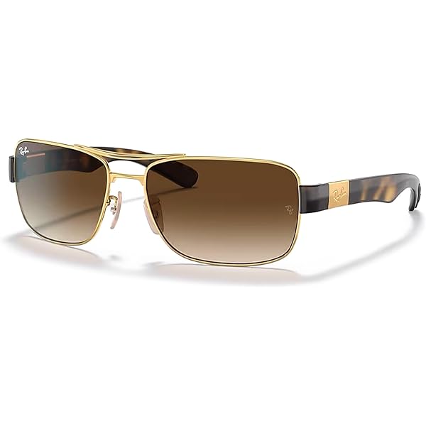 Ray-Ban サングラス RB3522 Ray-Ban RB3522 XXL (61 - 17) with Green lenses and Silver