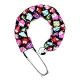 Stethoscope Covers Handmade Variety Patterns Colors 100% Cotton Scrunchie (Red Blue Pink Owl)