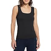 Lysse Evie Scoop Neck Tank Top - Black - S