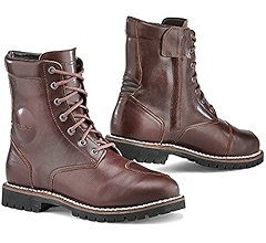 men retro leather motorcycle rider boots shoes