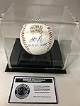 Anthony Rizzo Autographed Signed Chicago Cubs WORLD SERIES MLB Baseball 2016 WS CHAMPS RARE INSCRIBED With Display Case Included COA & Hologram
