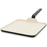 GreenPan Rio Advanced 12" Griddle Pan, Ceramic Nonstick PFAS-Free, Dishwasher and Oven Safe, Black